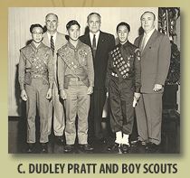 image of c dudley pratt and boy scouts